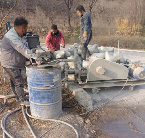 河间路面下沉注浆